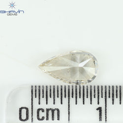 0.90 CT Pear Diamond Natural White Color SI2 Clarity (8.21 MM)