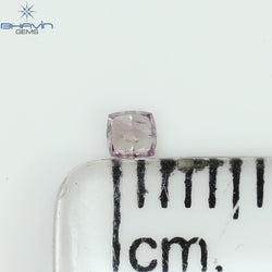 0.05 CT Cushion Shape Natural Diamond Pink Color I2 Clarity (2.10 MM)