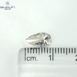 GIA Certified 1.01 CT Pear Diamond White (H) Color Natural Diamond (9.44 MM)