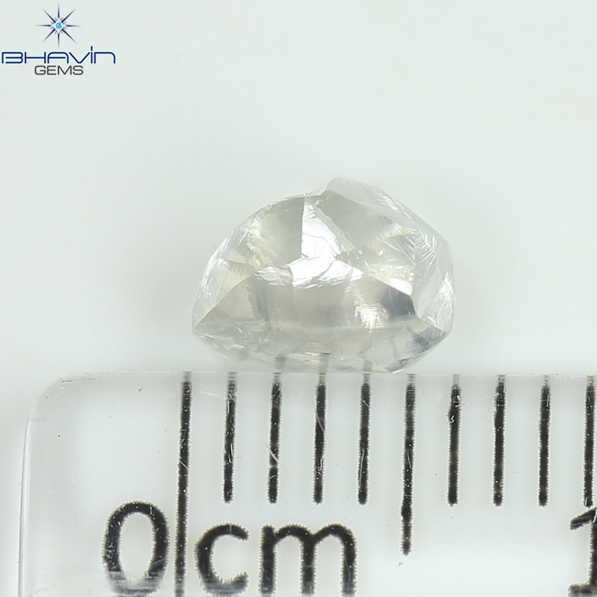 0.34 CT ハートシェイプ ナチュラル ダイヤモンド オレンジ色 VS1 クラリティ (4.59 MM)