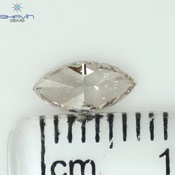 0.50 CT Marquise Shape Natural Loose Diamond Pink Color SI2 Clarity (7.68 MM)