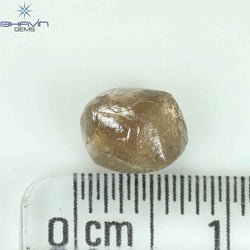 0.90 CT ラフ シェイプ ナチュラル ダイヤモンド ホワイト カラー VS1 クラリティ (5.95 MM)