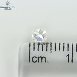 0.07 CT クッション シェイプ 天然ダイヤモンド ピンク色 I1 クラリティ (2.42 MM)