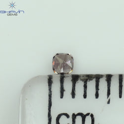 0.04 CT Cushion Shape Natural Diamond Pink Color SI1 Clarity (1.84 MM)