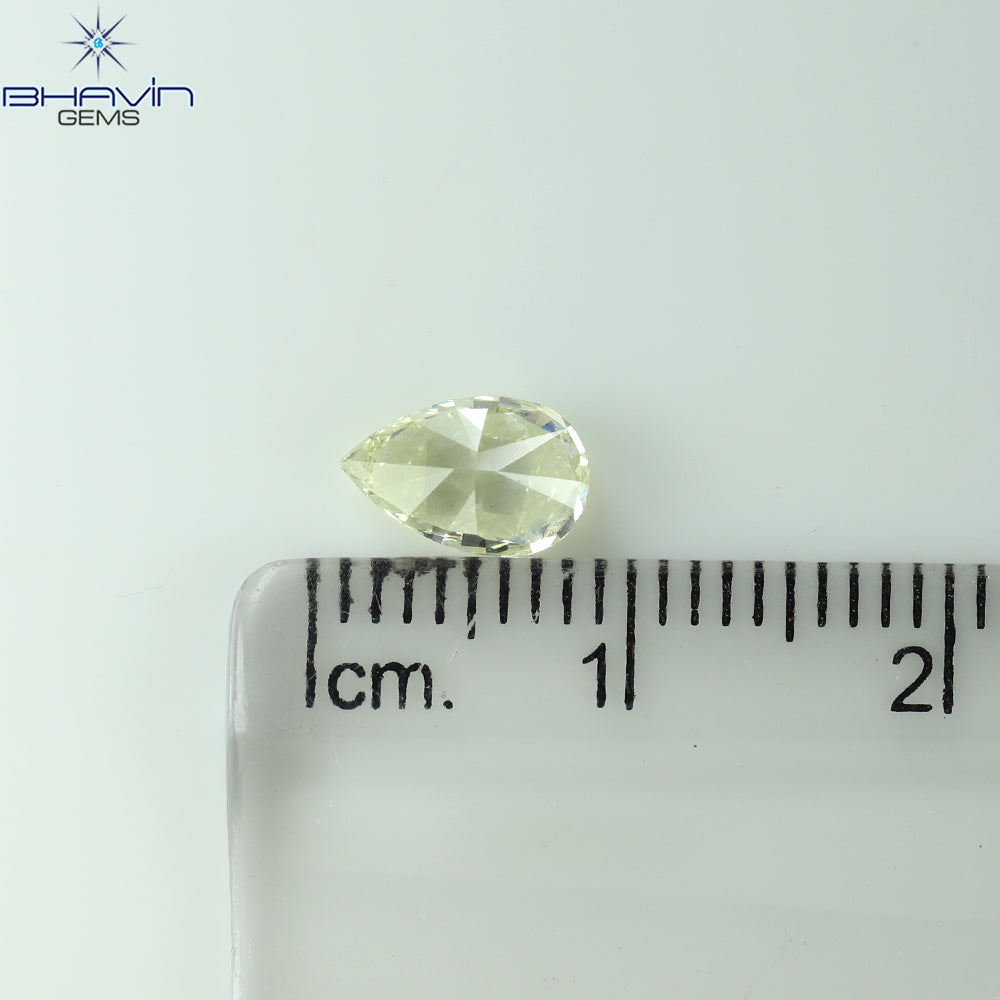 GIA Certified 1.05 CT Pear Diamond Yellow Color Natural Loose Diamond (7.92 MM)