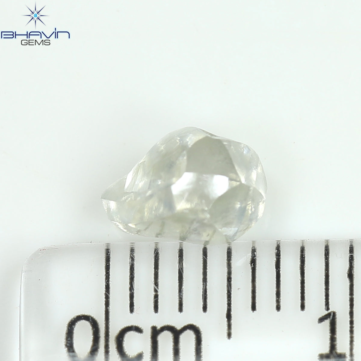0.34 CT ハートシェイプ ナチュラル ダイヤモンド オレンジ色 VS1 クラリティ (4.59 MM)