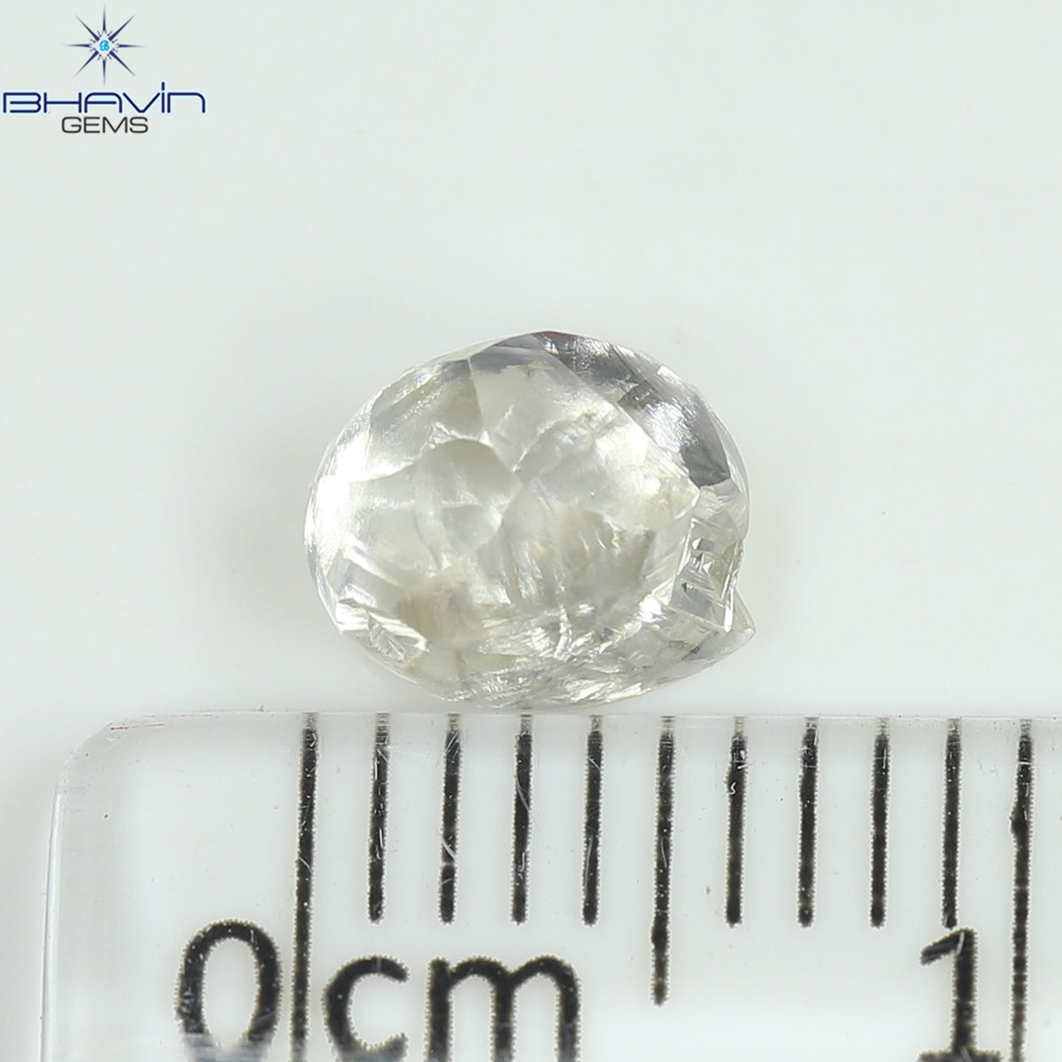 0.34 CT ハートシェイプ ナチュラル ダイヤモンド オレンジ色 VS1 クラリティ (4.59 MM)