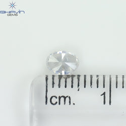 0.06 CT オーバル シェイプ ナチュラル ダイヤモンド ホワイト カラー VS2 クラリティ (3.15 MM)