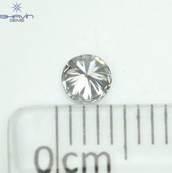 0.19 CT Natural Round Diamond Grey Color Clarity SI2 (3.71 MM)