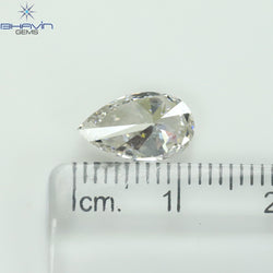 GIA Certified 2.01 CT Pear Diamond White (I) Color Natural Diamond (11.30 MM)