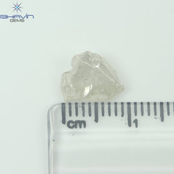 0.90 CT ラフ シェイプ ナチュラル ダイヤモンド ホワイト カラー VS1 クラリティ (5.95 MM)