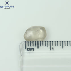 0.90 CT ラフ シェイプ ナチュラル ダイヤモンド ホワイト カラー VS1 クラリティ (5.95 MM)