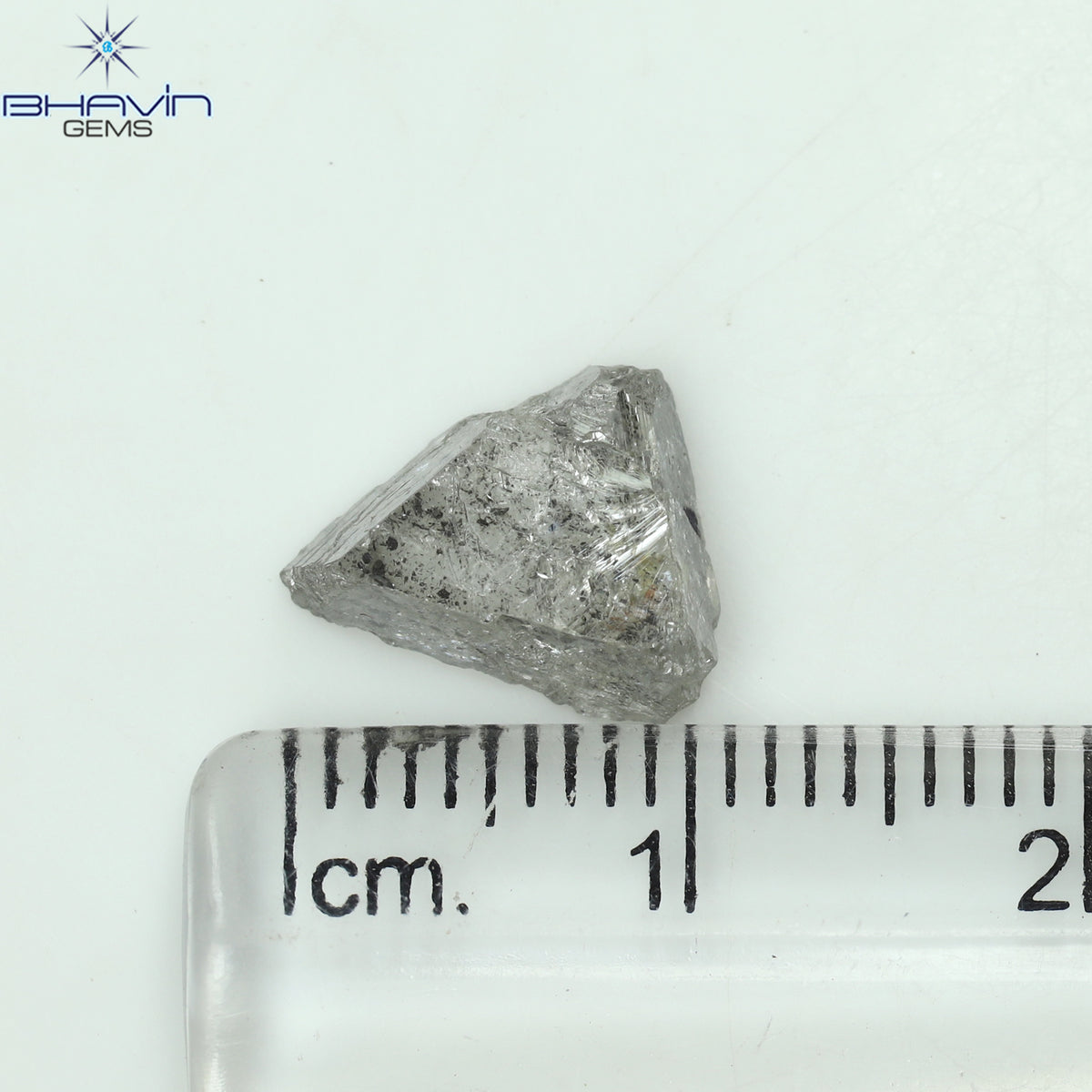 0.49 CT ラフシェイプ ナチュラル ダイヤモンド ピンク色 I3 クラリティ (4.90 MM)