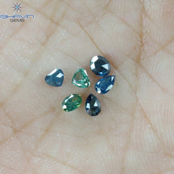 0.49 CT/6 PCS Mix Diamond Natural diamond Mix Diamond I2 Clarity (3.85 MM)