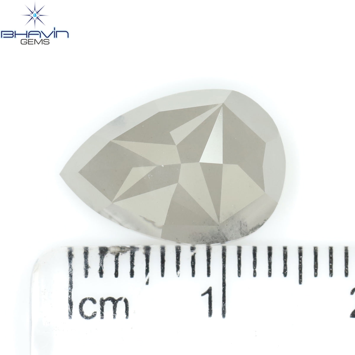 7.39 CT Natural Pear Diamond White Color Clarity I3 (15.50 MM)