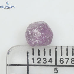 0.90 CT ラフ シェイプ ナチュラル ダイヤモンド ホワイト カラー VS1 クラリティ (5.95 MM)