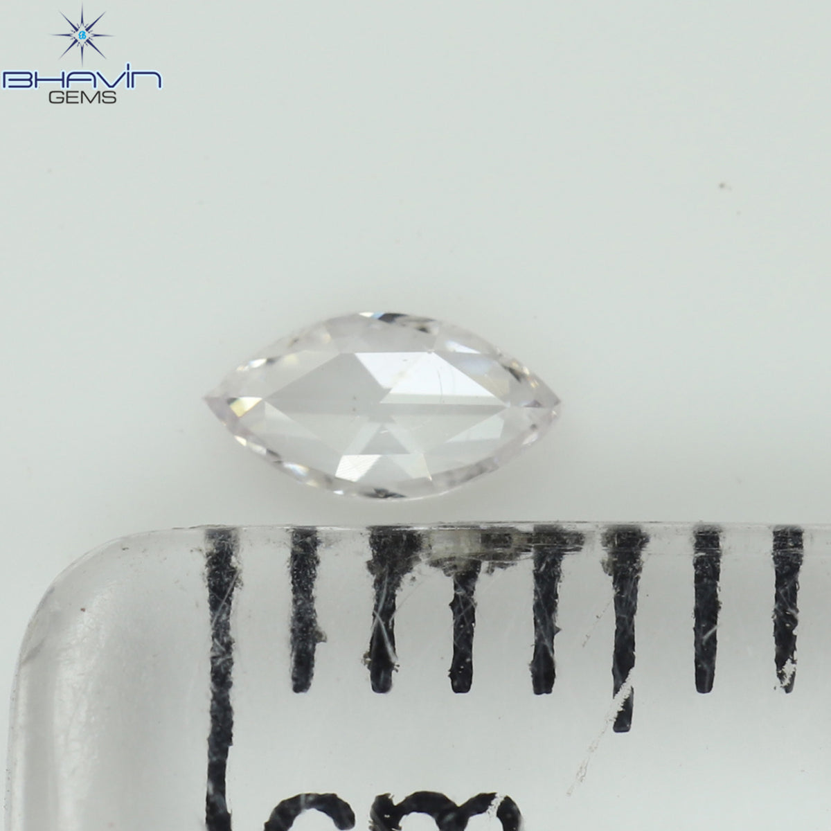 0.08 CT Natural Marquise Diamond Pink Color Clarity VS2 (4.50 MM)