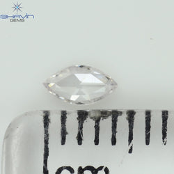0.08 CT Marquise Shape Natural Loose Diamond Pink Color VS2 Clarity (4.50 MM)