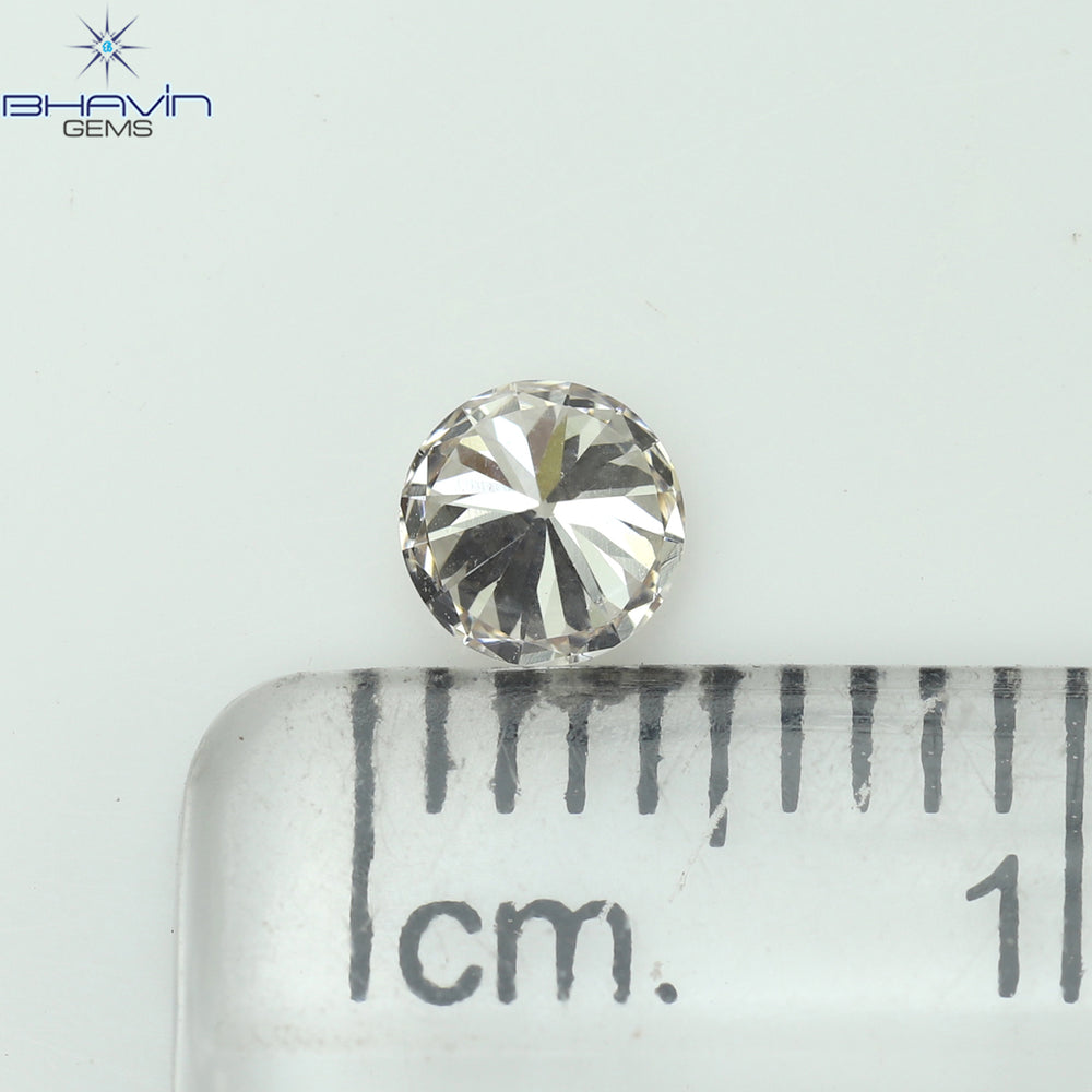 0.26 CT Round Shape Natural Diamond Pink Color VS1 Clarity (4.10 MM)