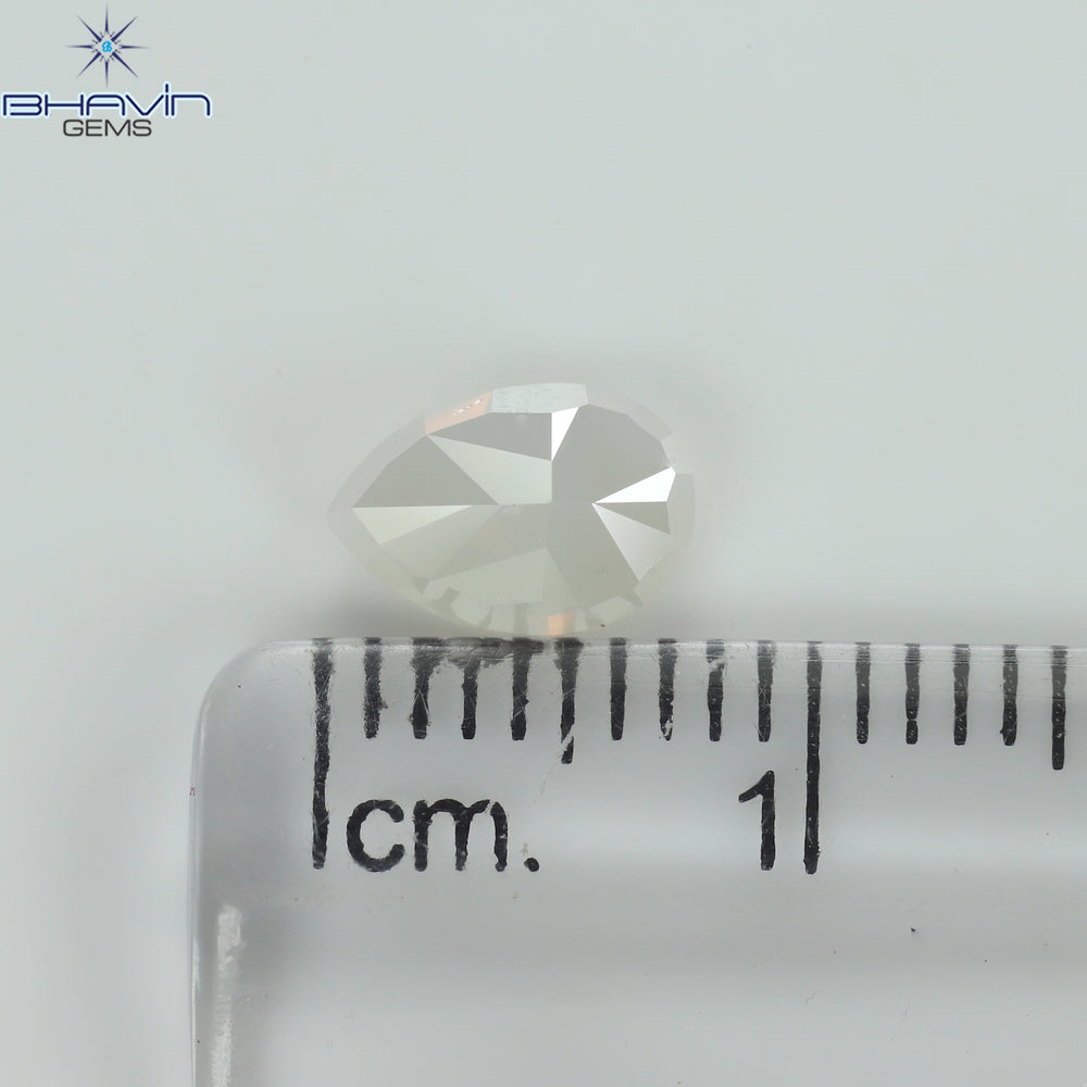 1.09 CT Pear Shape Natural Diamond White Fancy Color VS2 Clarity (7.52 MM)