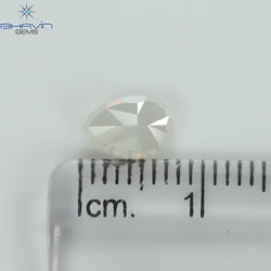 1.09 CT Pear Shape Natural Diamond White Fancy Color VS2 Clarity (7.52 MM)