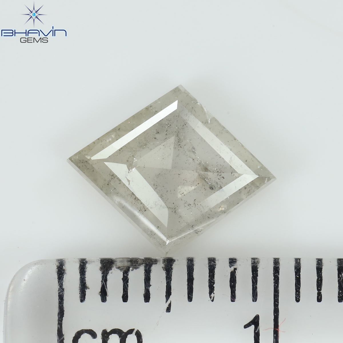 1.26 CT カイトシェイプ 天然ルースダイヤモンド ホワイトカラー I3 クラリティ (9.76 MM)