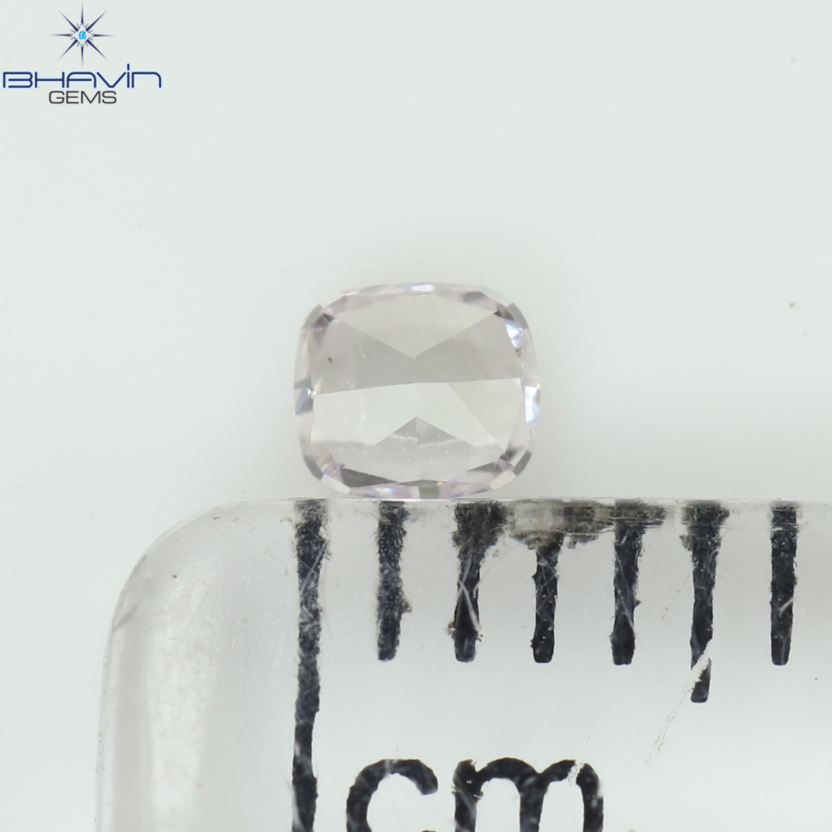 0.14 CT Natural Cushion Diamond Pink Color Clarity VS1 (3.14 MM)