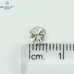 0.50 CT Round Diamond Enhanced White (D) Color VVS1 Clarity (5.04 MM)