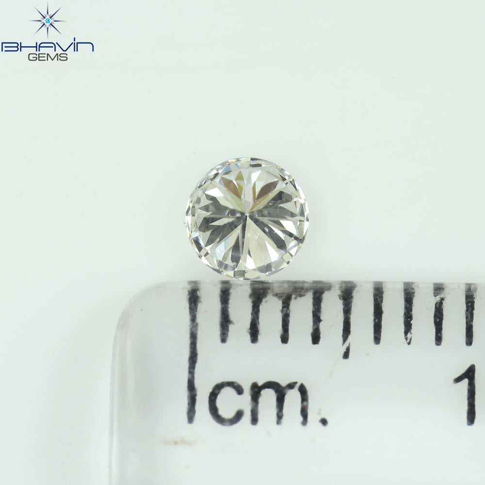 0.25 CT Round Diamond Enhanced White (D) Color VVS1 Clarity (4.06 MM)