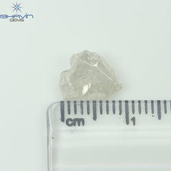 2.30 CT Rough Shape Natural Diamond White Color VS2 Clarity (9.62  MM)