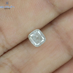 0.51 CT Cushion Shape Natural Diamond Pink Color I3 Clarity (4.68 MM)