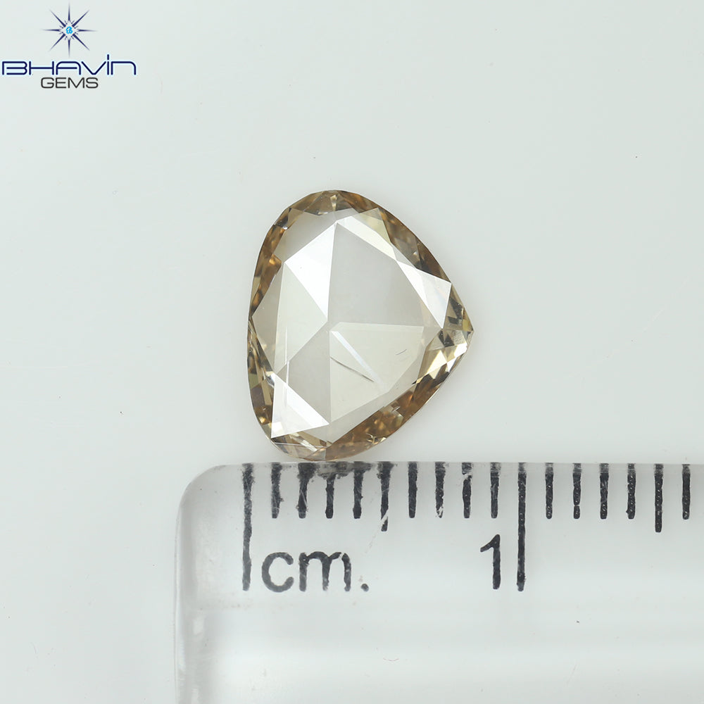 0.21 CT オーバルシェイプ ナチュラル ダイヤモンド オレンジ色 VS1 クラリティ (3.96 MM)
