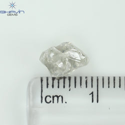 2.36 CT Rough Shape Natural Diamond White Color VS2 Clarity (8.63 MM)