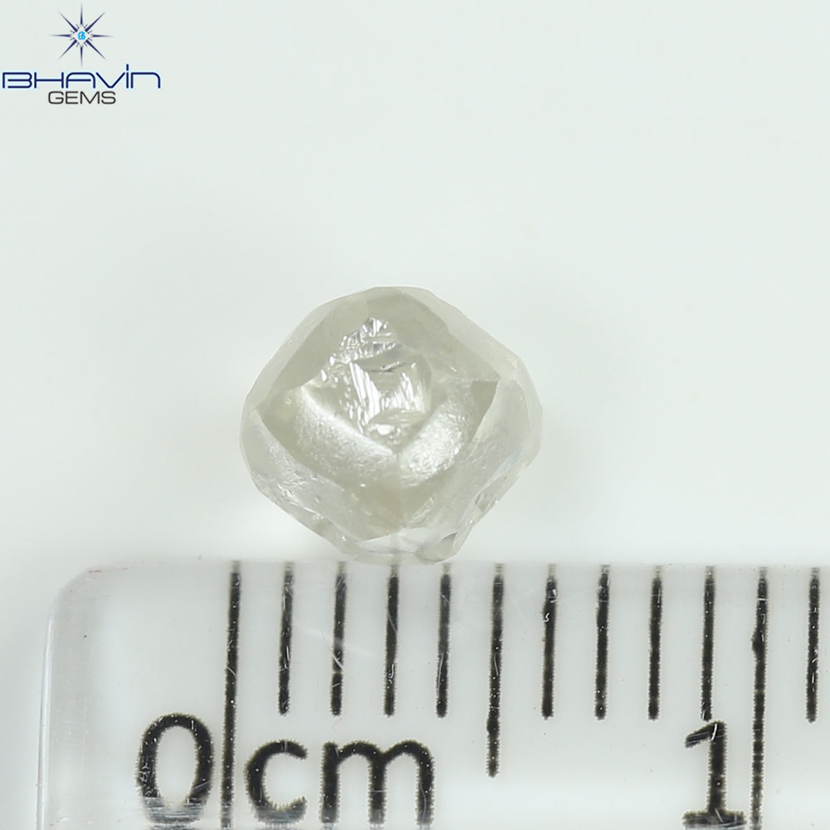 1.27 CT Natural Rough Diamond White Color Clarity VS (5.20 MM)