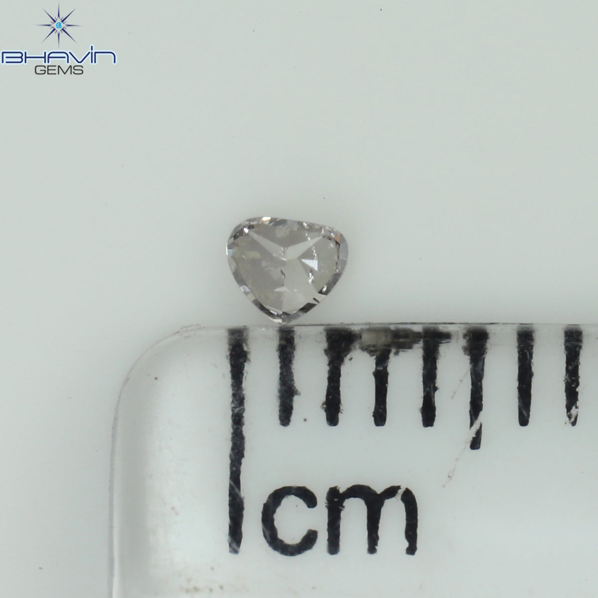 0.06 CT Natural Heart Diamond Pink Color Clarity SI1 (2.55 MM)