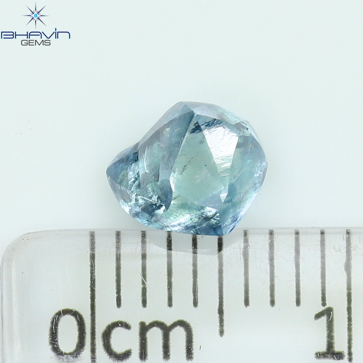 0.49 CT ラフシェイプ ナチュラル ダイヤモンド ピンク色 I3 クラリティ (4.90 MM)