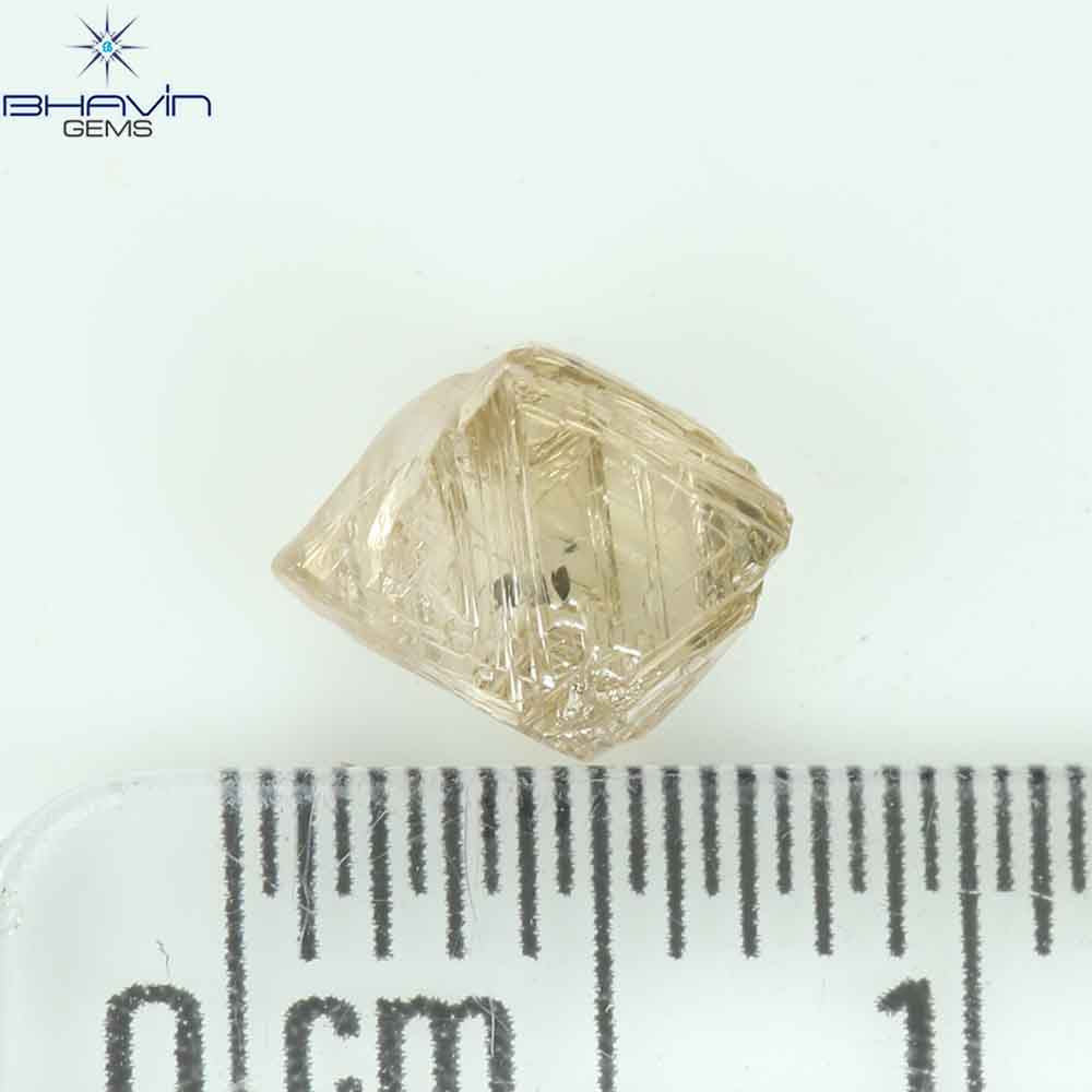 0.90 CT ラフ シェイプ ナチュラル ダイヤモンド ホワイト カラー VS1 クラリティ (5.95 MM)