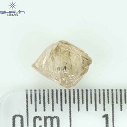 0.90 CT ラフ シェイプ ナチュラル ダイヤモンド ホワイト カラー VS1 クラリティ (5.95 MM)