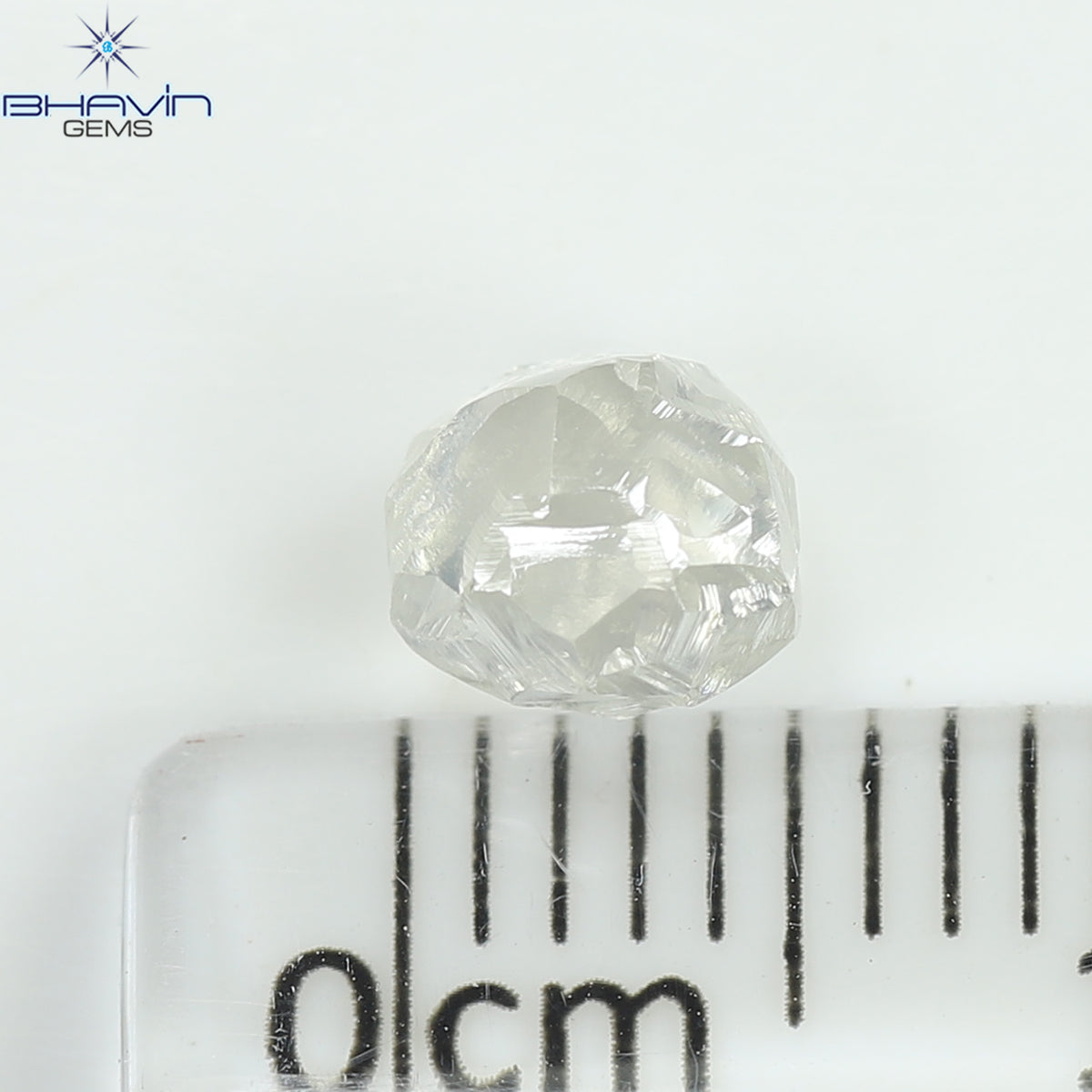 1.12 CT Natural Rough Diamond White Color Clarity VS (5.47 MM)