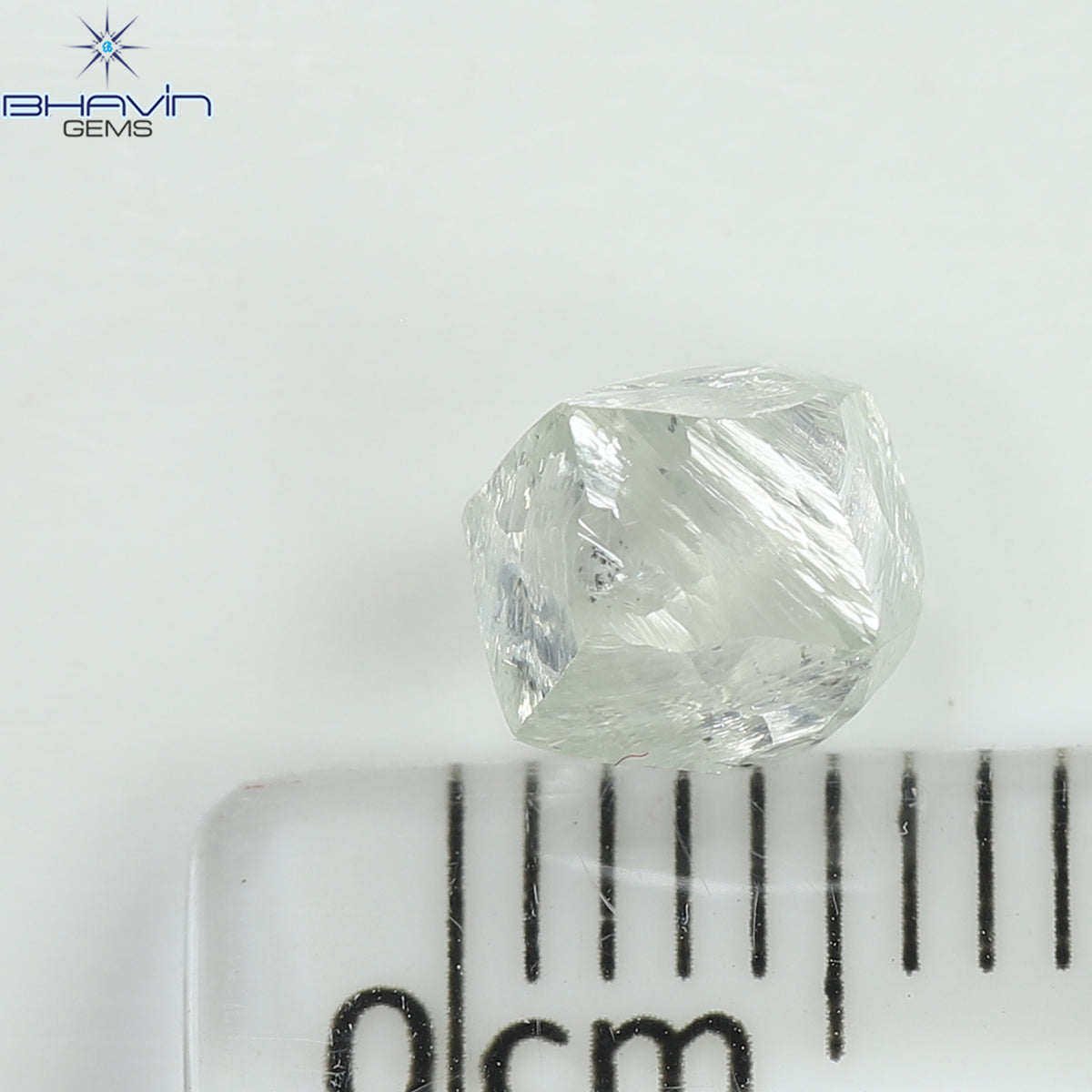 1.53 CT Natural Rough Diamond White Color Clarity VS (6.65 MM)