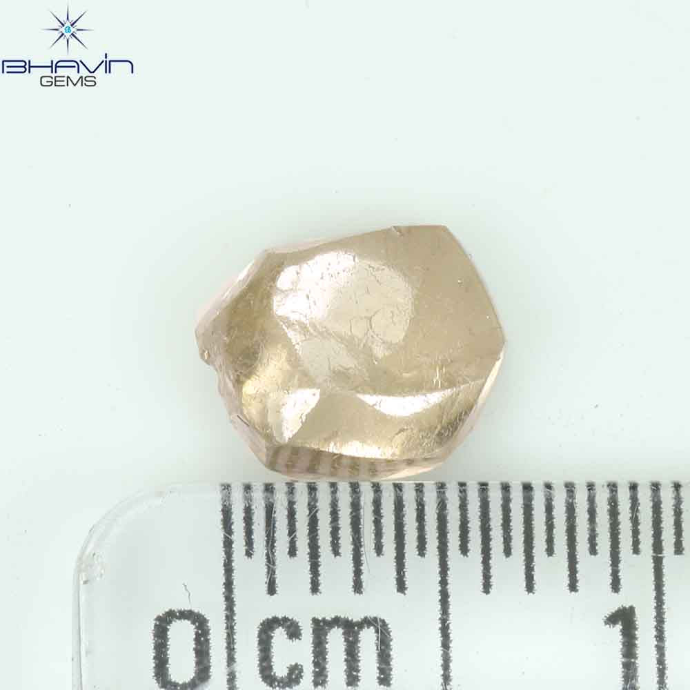 0.90 CT ラフ シェイプ ナチュラル ダイヤモンド ホワイト カラー VS1 クラリティ (5.95 MM)