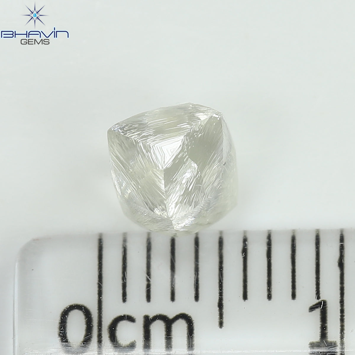 1.46 CT Natural Rough Diamond White Color Clarity VS (5.84 MM)