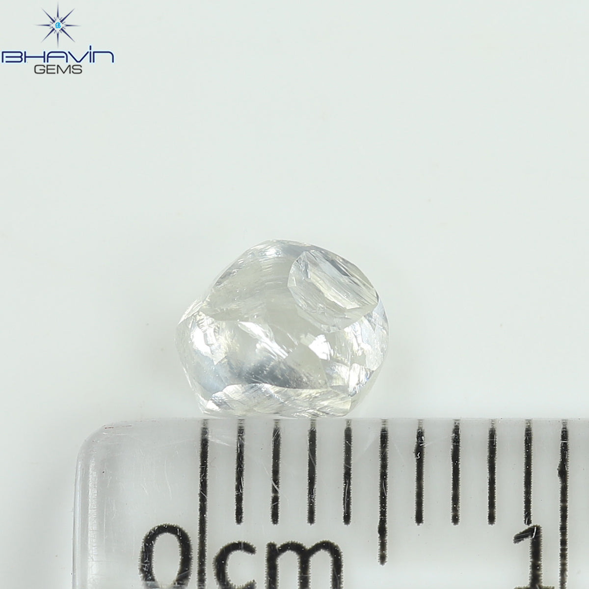 1.07 CT Natural Rough Diamond White Color Clarity VS (5.98 MM)