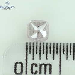 0.27 CT Radiant Diamond Natural Pink Color I3 Clarity (3.31 MM)