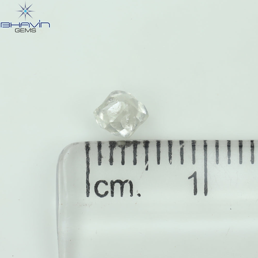 0.46 CT Rough Shape Natural Diamond White Color VS2 Clarity (4.53 MM)