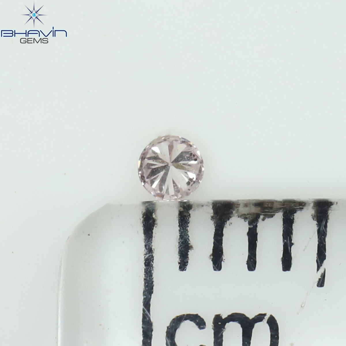 0.03 CT Natural Round Diamond Pink (Argyle) Color Clarity SI1 (1.93 MM)