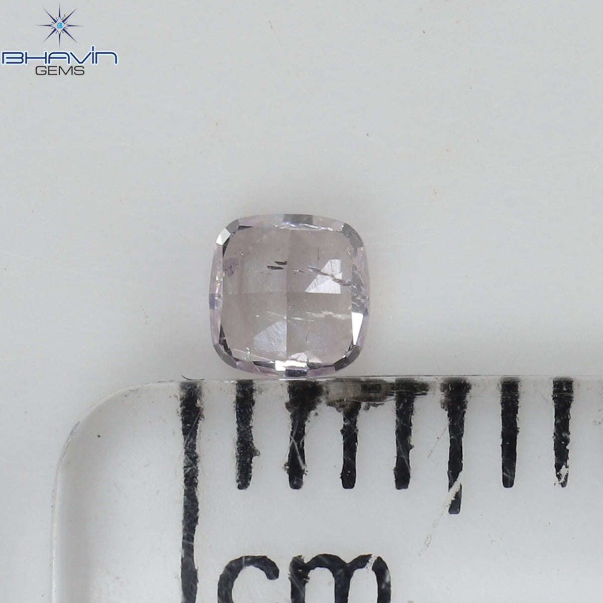 0.18 CT クッションシェイプ 天然ダイヤモンド ピンクカラー SI2 クラリティ (2.75 MM)