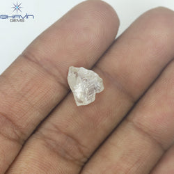 0.90 CT ラフ シェイプ ナチュラル ダイヤモンド ホワイト カラー VS1 クラリティ (5.95 MM)