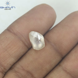0.90 CT ラフ シェイプ ナチュラル ダイヤモンド ホワイト カラー VS1 クラリティ (5.95 MM)