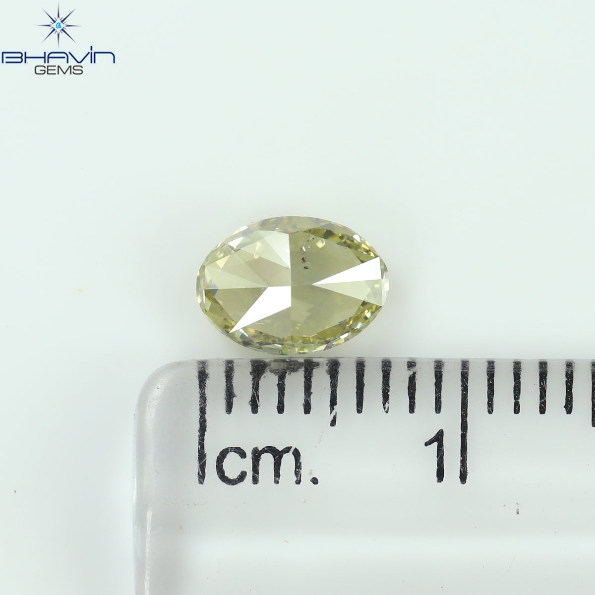 GIA Certified 1.01 CT Oval Shape Natural Diamond Brownish Greenish Yellow (CHAMELEON) Color SI2 Clarity (7.37 MM)